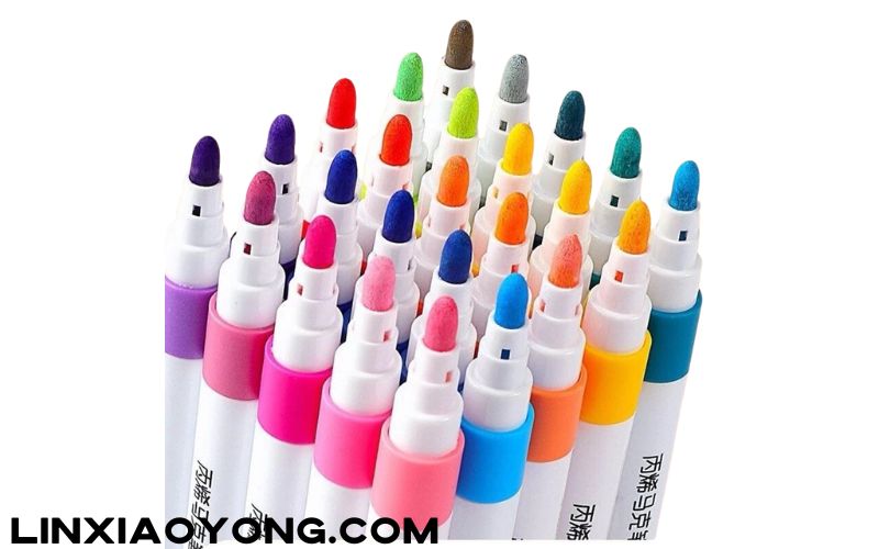 Bộ 60 bút màu Acrylic Marker Cao Cấp Màu Sắc Tươi Sáng