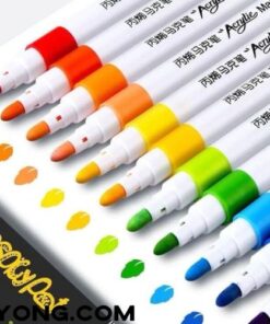 Bộ 60 bút màu Acrylic Marker Cao Cấp Màu Sắc Tươi Sáng