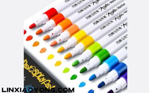 Bộ 60 bút màu Acrylic Marker Cao Cấp Màu Sắc Tươi Sáng