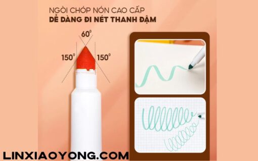 Bút lông màu Fiber Pen Thiên Long Colokit